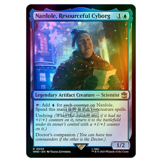 Magic The Gathering - Universes Beyond - Doctor Who - Nardole, Resourceful Cyborg - 0050 (Foil)