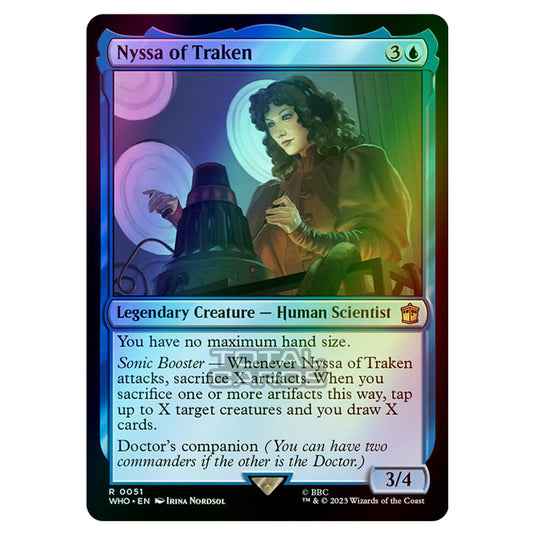 Magic The Gathering - Universes Beyond - Doctor Who - Nyssa of Traken - 0051 (Foil)