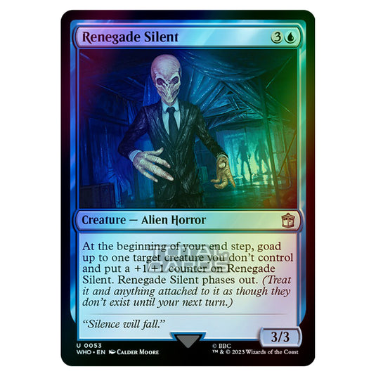 Magic The Gathering - Universes Beyond - Doctor Who - Renegade Silent - 0053 (Foil)