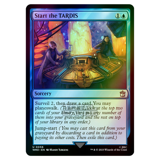 Magic The Gathering - Universes Beyond - Doctor Who - Start the TARDIS - 0056 (Foil)