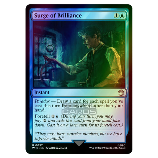 Magic The Gathering - Universes Beyond - Doctor Who - Surge of Brilliance - 0057 (Foil)