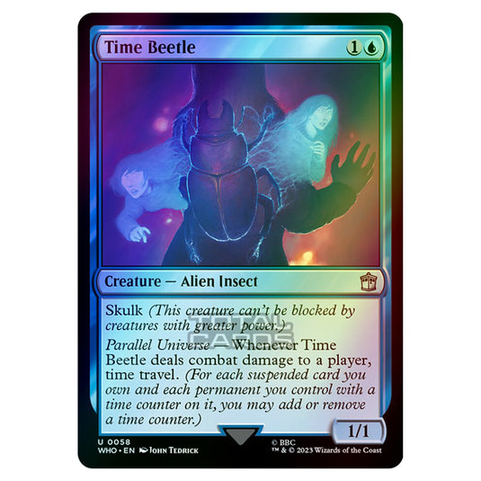 Magic The Gathering - Universes Beyond - Doctor Who - Time Beetle - 0058 (Foil)