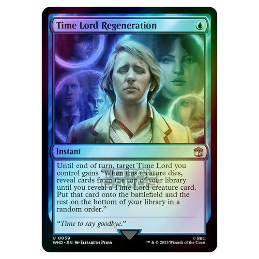 Magic The Gathering - Universes Beyond - Doctor Who - Time Lord Regeneration - 0059 (Foil)