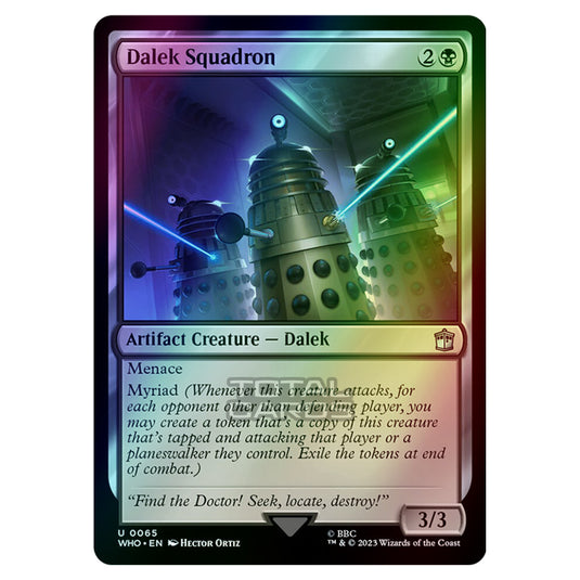 Magic The Gathering - Universes Beyond - Doctor Who - Dalek Squadron - 0065 (Foil)