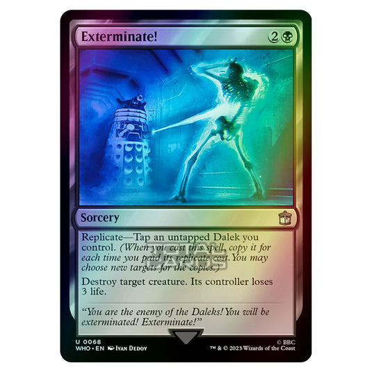 Magic The Gathering - Universes Beyond - Doctor Who - Exterminate! - 0068 (Foil)