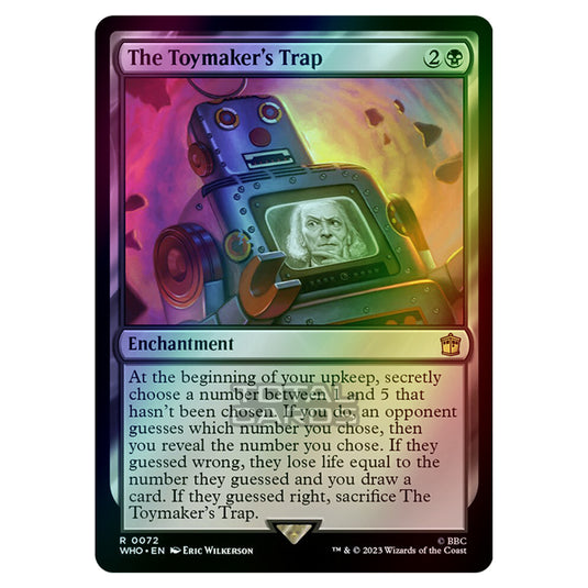 Magic The Gathering - Universes Beyond - Doctor Who - The Toymaker's Trap - 0072 (Foil)