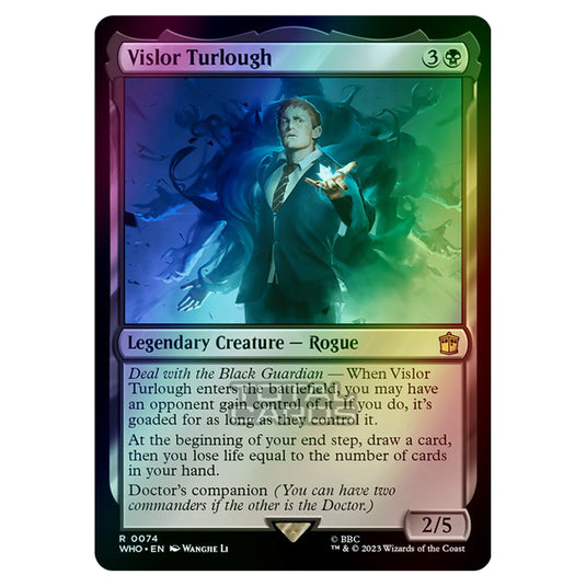 Magic The Gathering - Universes Beyond - Doctor Who - Vislor Turlough - 0074 (Foil)