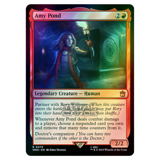 Magic The Gathering - Universes Beyond - Doctor Who - Amy Pond - 0075 (Foil)