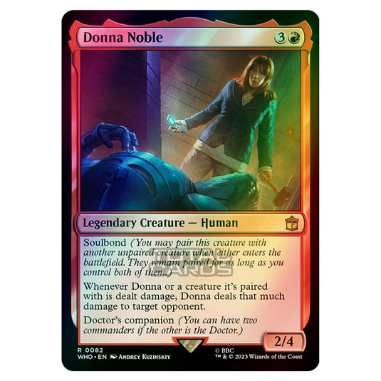 Magic The Gathering - Universes Beyond - Doctor Who - Donna Noble - 0082 (Foil)