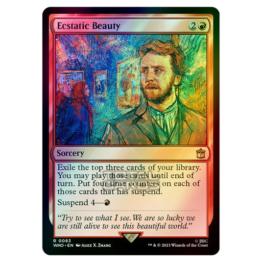 Magic The Gathering - Universes Beyond - Doctor Who - Ecstatic Beauty - 0083 (Foil)