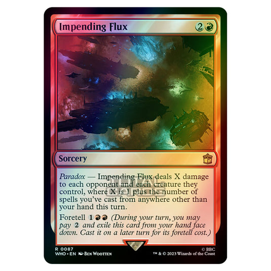 Magic The Gathering - Universes Beyond - Doctor Who - Impending Flux - 0087 (Foil)