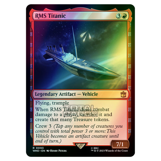 Magic The Gathering - Universes Beyond - Doctor Who - RMS Titanic - 0093 (Foil)