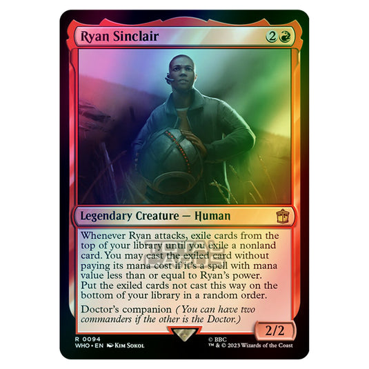 Magic The Gathering - Universes Beyond - Doctor Who - Ryan Sinclair - 0094 (Foil)