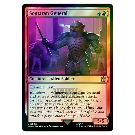 Magic The Gathering - Universes Beyond - Doctor Who - Sontaran General - 0096 (Foil)