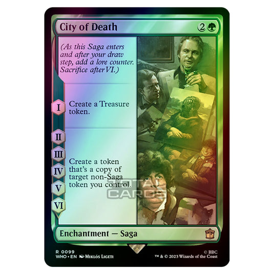 Magic The Gathering - Universes Beyond - Doctor Who - City of Death - 0099 (Foil)