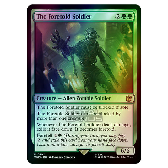 Magic The Gathering - Universes Beyond - Doctor Who - The Foretold Soldier - 0102 (Foil)