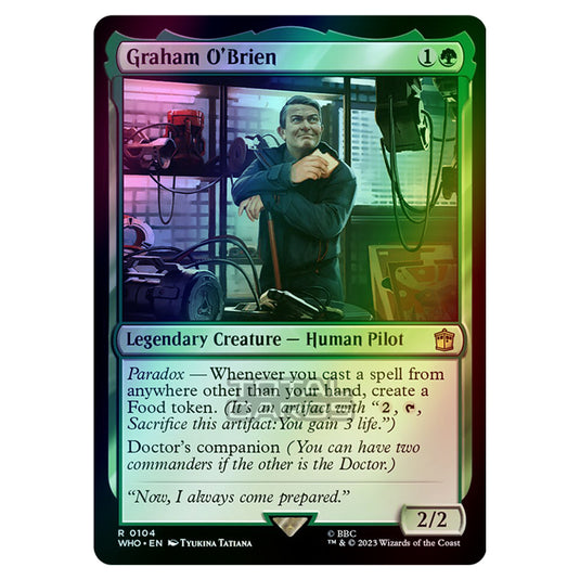 Magic The Gathering - Universes Beyond - Doctor Who - Graham O'Brien - 0104 (Foil)