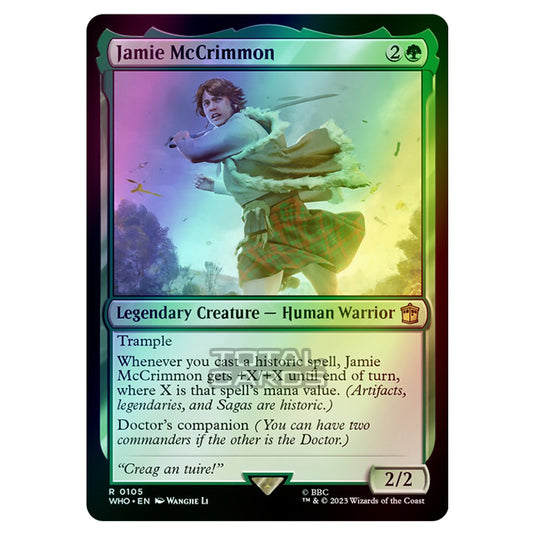 Magic The Gathering - Universes Beyond - Doctor Who - Jamie McCrimmon - 0105 (Foil)