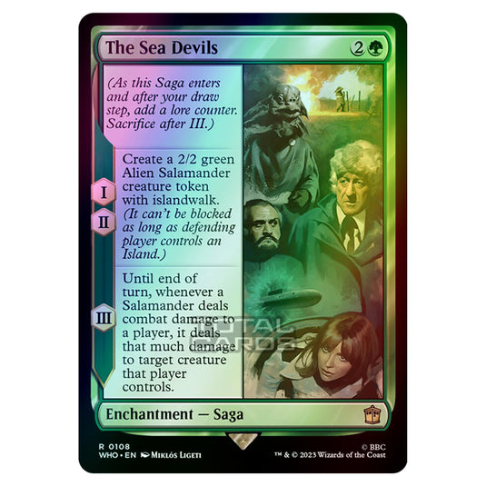 Magic The Gathering - Universes Beyond - Doctor Who - The Sea Devils - 0108 (Foil)