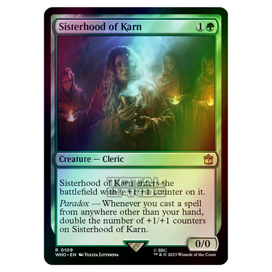 Magic The Gathering - Universes Beyond - Doctor Who - Sisterhood of Karn - 0109 (Foil)