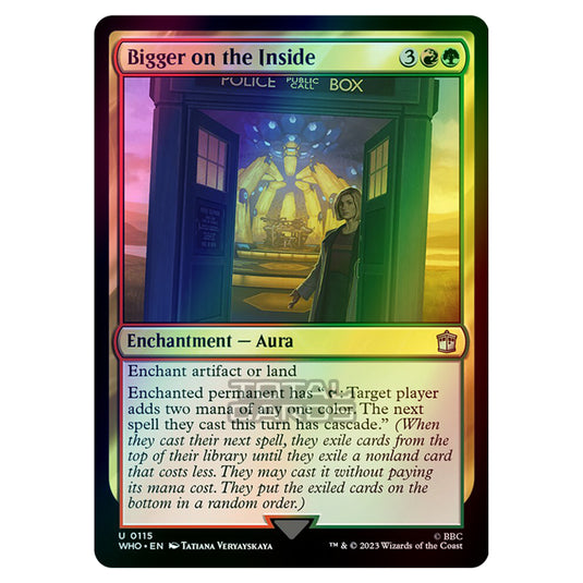 Magic The Gathering - Universes Beyond - Doctor Who - Bigger on the Inside - 0115 (Foil)