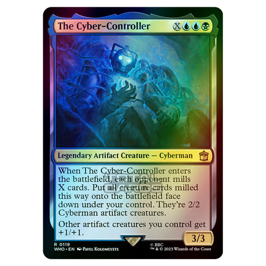 Magic The Gathering - Universes Beyond - Doctor Who - The Cyber-Controller - 0119 (Foil)