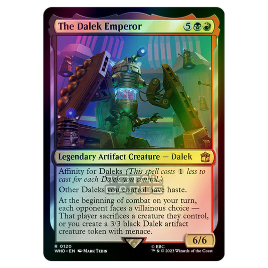 Magic The Gathering - Universes Beyond - Doctor Who - The Dalek Emperor - 0120 (Foil)