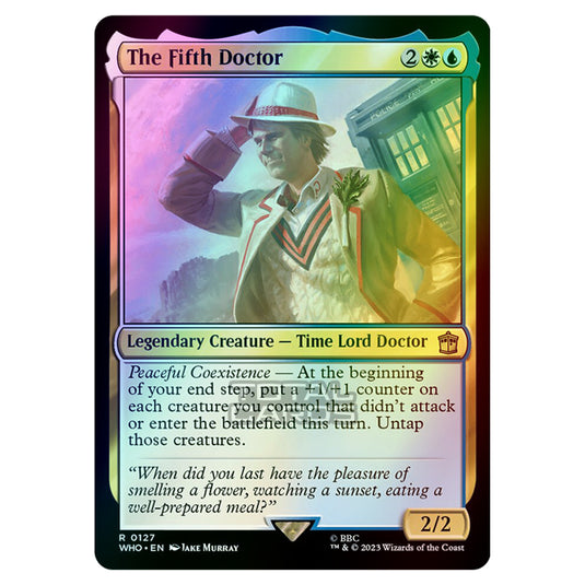 Magic The Gathering - Universes Beyond - Doctor Who - The Fifth Doctor - 0127 (Foil)