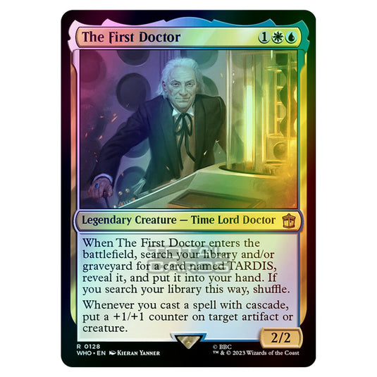 Magic The Gathering - Universes Beyond - Doctor Who - The First Doctor - 0128 (Foil)