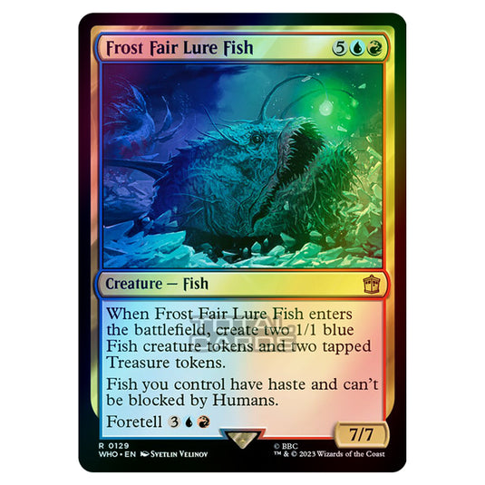 Magic The Gathering - Universes Beyond - Doctor Who - Frost Fair Lure Fish - 0129 (Foil)