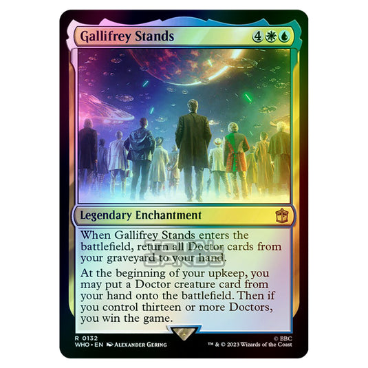 Magic The Gathering - Universes Beyond - Doctor Who - Gallifrey Stands - 0132 (Foil)