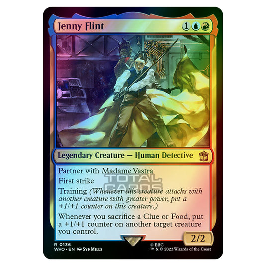 Magic The Gathering - Universes Beyond - Doctor Who - Jenny Flint - 0136 (Foil)