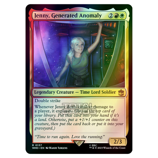 Magic The Gathering - Universes Beyond - Doctor Who - Jenny, Generated Anomaly - 0137 (Foil)