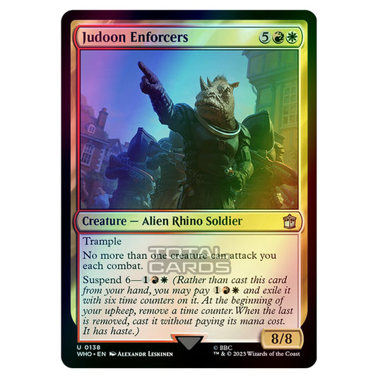 Magic The Gathering - Universes Beyond - Doctor Who - Judoon Enforcers - 0138 (Foil)