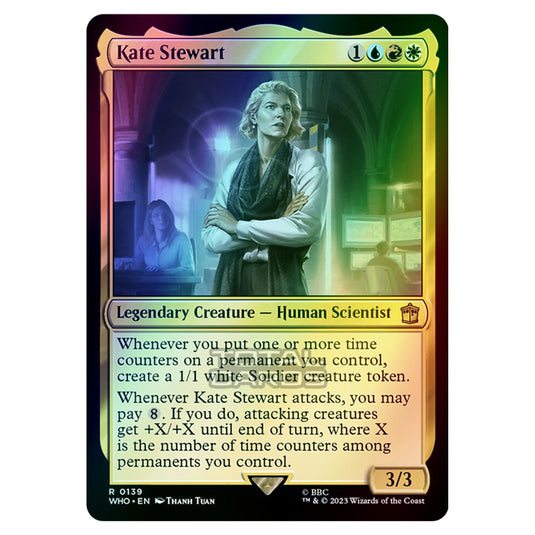 Magic The Gathering - Universes Beyond - Doctor Who - Kate Stewart - 0139 (Foil)