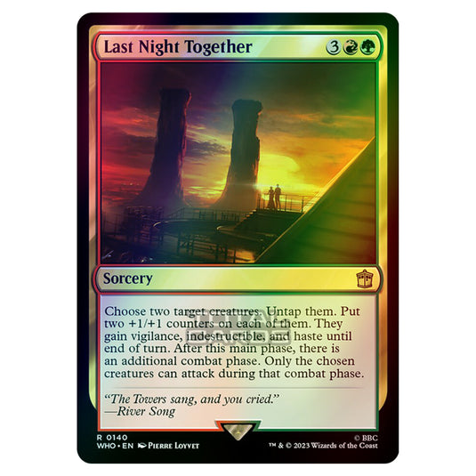 Magic The Gathering - Universes Beyond - Doctor Who - Last Night Together - 0140 (Foil)