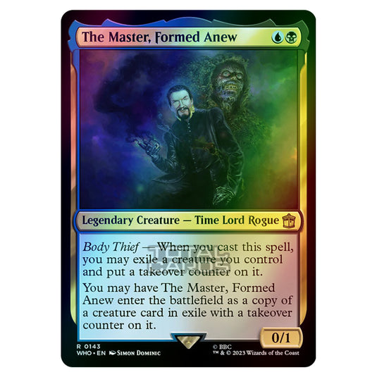 Magic The Gathering - Universes Beyond - Doctor Who - The Master, Formed Anew - 0143 (Foil)