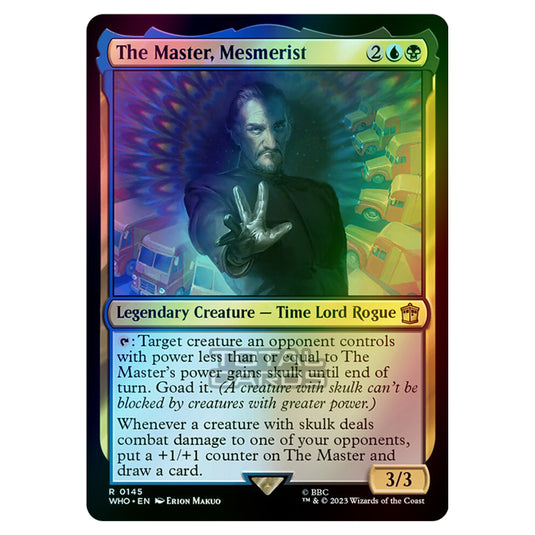 Magic The Gathering - Universes Beyond - Doctor Who - The Master, Mesmerist - 0145 (Foil)