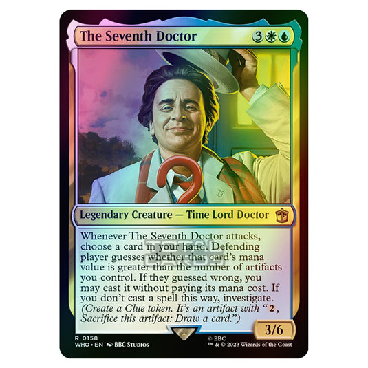 Magic The Gathering - Universes Beyond - Doctor Who - The Seventh Doctor - 0158 (Foil)