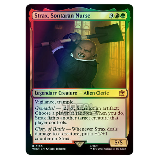 Magic The Gathering - Universes Beyond - Doctor Who - Strax, Sontaran Nurse - 0160 (Foil)