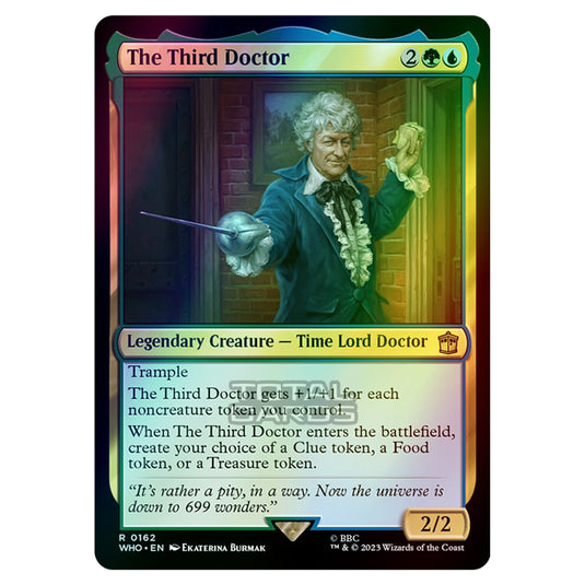 Magic The Gathering - Universes Beyond - Doctor Who - The Third Doctor - 0162 (Foil)