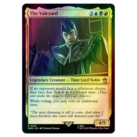 Magic The Gathering - Universes Beyond - Doctor Who - The Valeyard - 0165 (Foil)