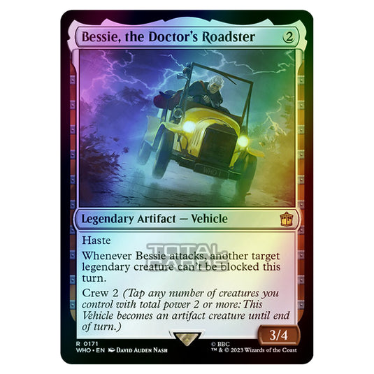 Magic The Gathering - Universes Beyond - Doctor Who - Bessie, the Doctor's Roadster - 0171 (Foil)