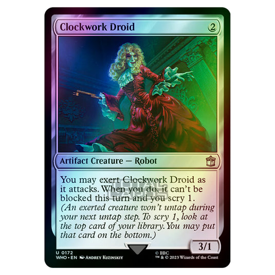 Magic The Gathering - Universes Beyond - Doctor Who - Clockwork Droid - 0172 (Foil)