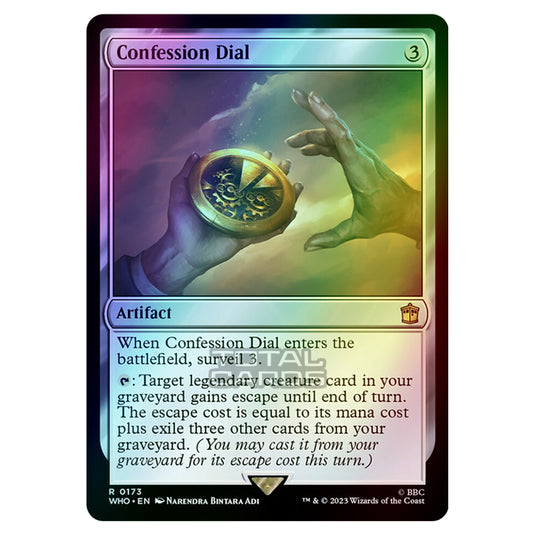 Magic The Gathering - Universes Beyond - Doctor Who - Confession Dial - 0173 (Foil)