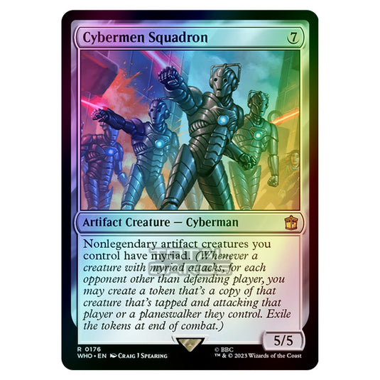 Magic The Gathering - Universes Beyond - Doctor Who - Cybermen Squadron - 0176 (Foil)