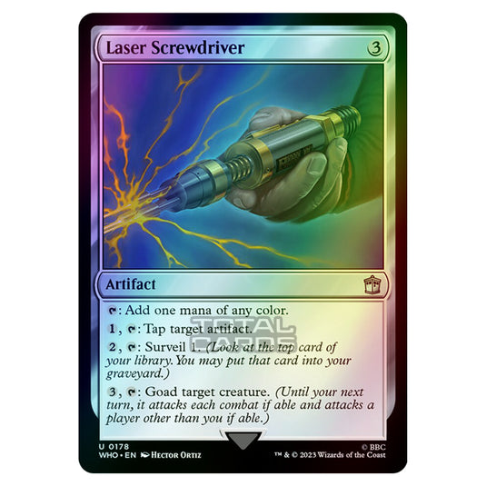 Magic The Gathering - Universes Beyond - Doctor Who - Laser Screwdriver - 0178 (Foil)