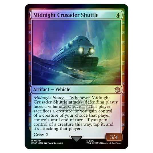 Magic The Gathering - Universes Beyond - Doctor Who - Midnight Crusader Shuttle - 0179 (Foil)