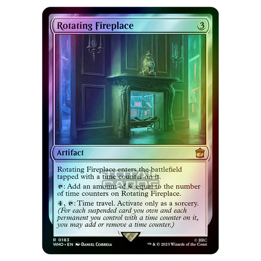 Magic The Gathering - Universes Beyond - Doctor Who - Rotating Fireplace - 0183 (Foil)