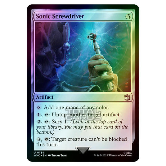 Magic The Gathering - Universes Beyond - Doctor Who - Sonic Screwdriver - 0184 (Foil)